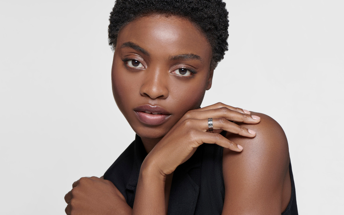 Double Barrel Ring Silver