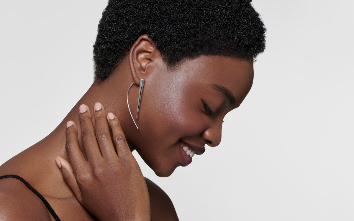 Dagger Earrings Silver