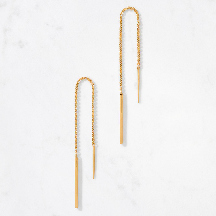 Linear Threader Earrings