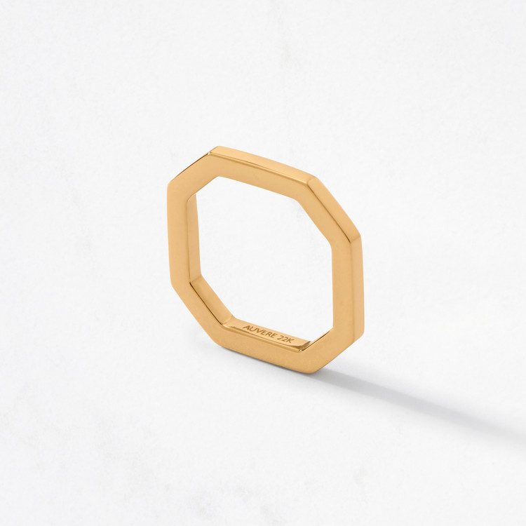 Octavia Stack Ring Polished