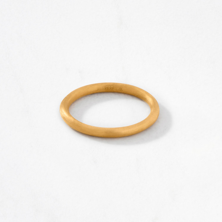 Clean Cut Stack Ring Satin  Clean Cut Stack Ring Satin