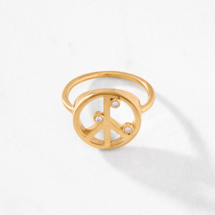 Peace Sign Ring Peace Sign Ring