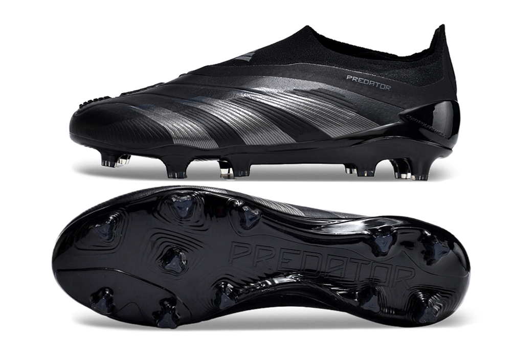 adidas Predator Elite FG Laceless - Black