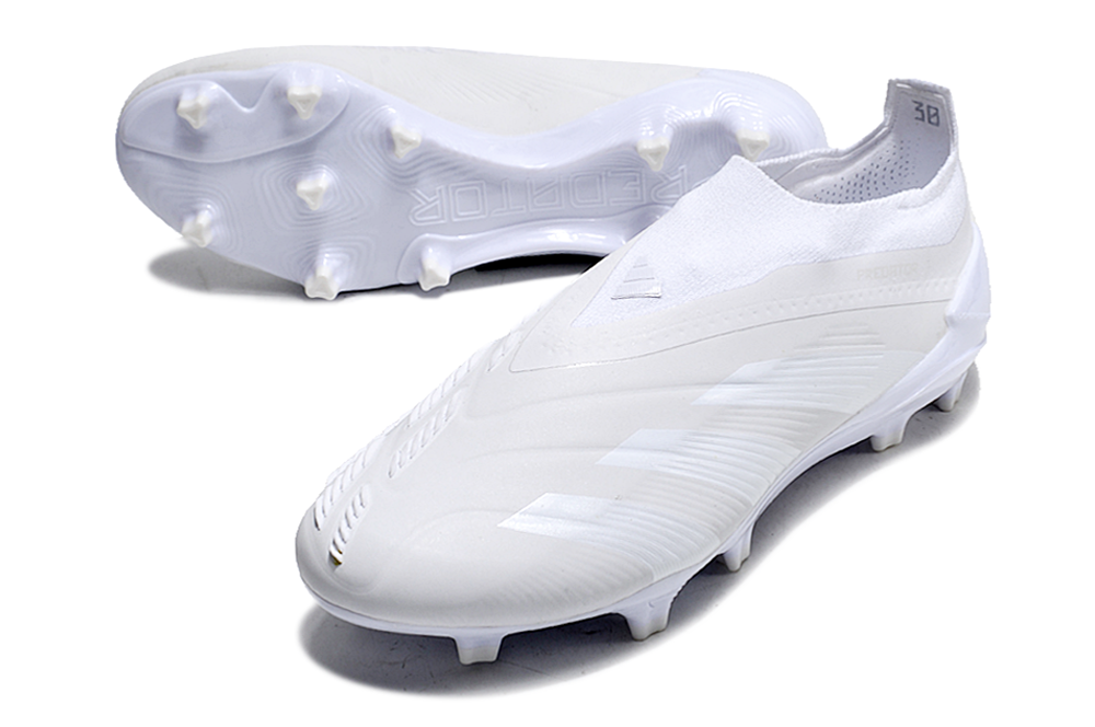 adidas Predator Elite FG Laceless - White