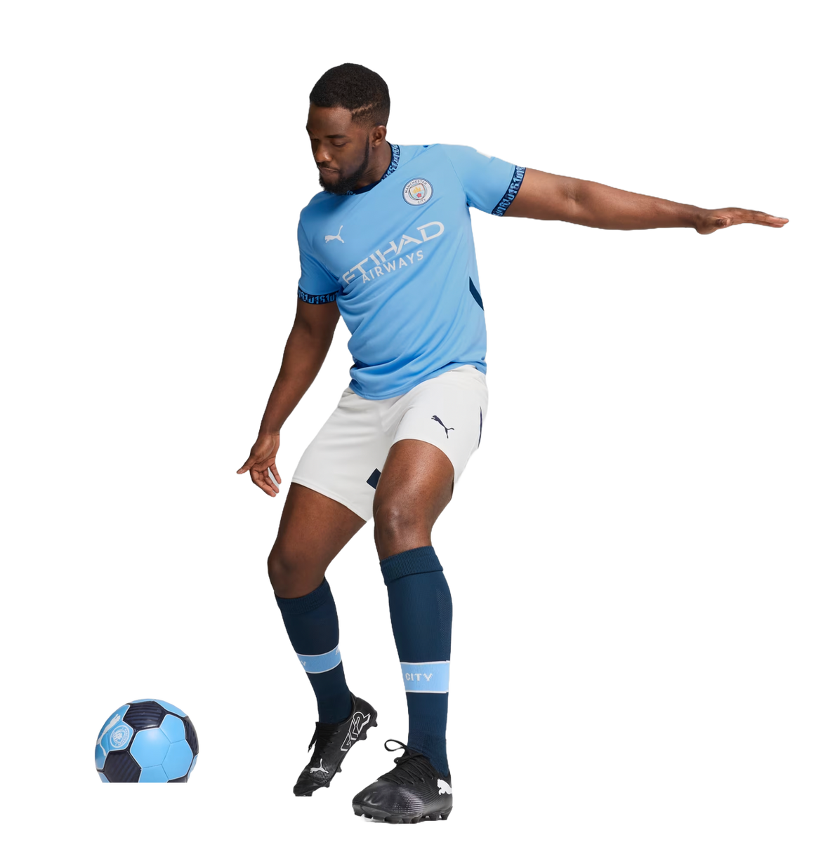 HAALAND #9 Manchester City 24/25 Stadium Men's Home Shirt - Man City Font