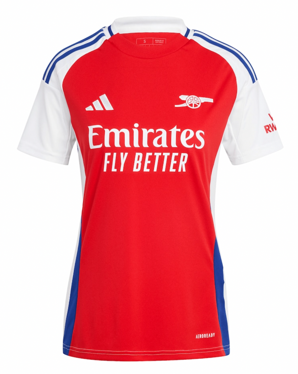 SAKA #7 Arsenal 24/25 Women's Home Shirt - Arsenal Font