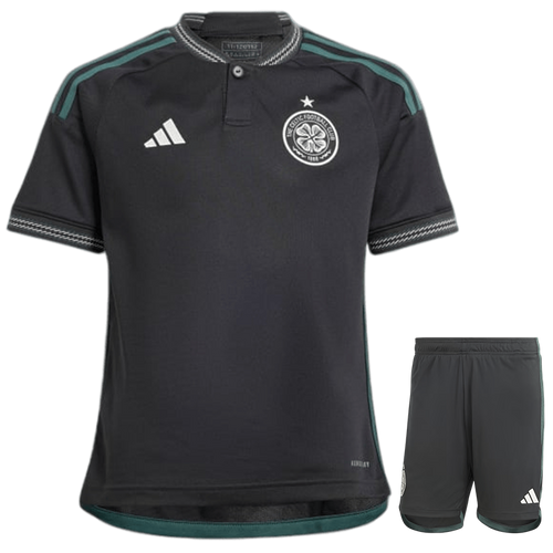 Celtic 23/24 Kid's Away Shirt and Shorts