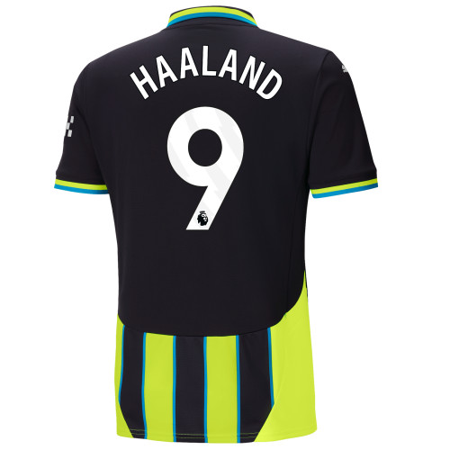 HAALAND #9 Manchester City 24/25 Stadium Men's Away Shirt - PL Font