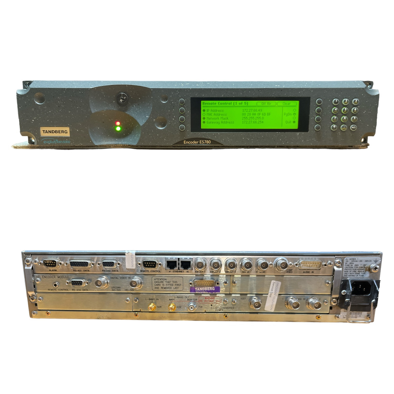 Midwest Digital AV Inc. | Tandberg E5780 HD SDI Encoder