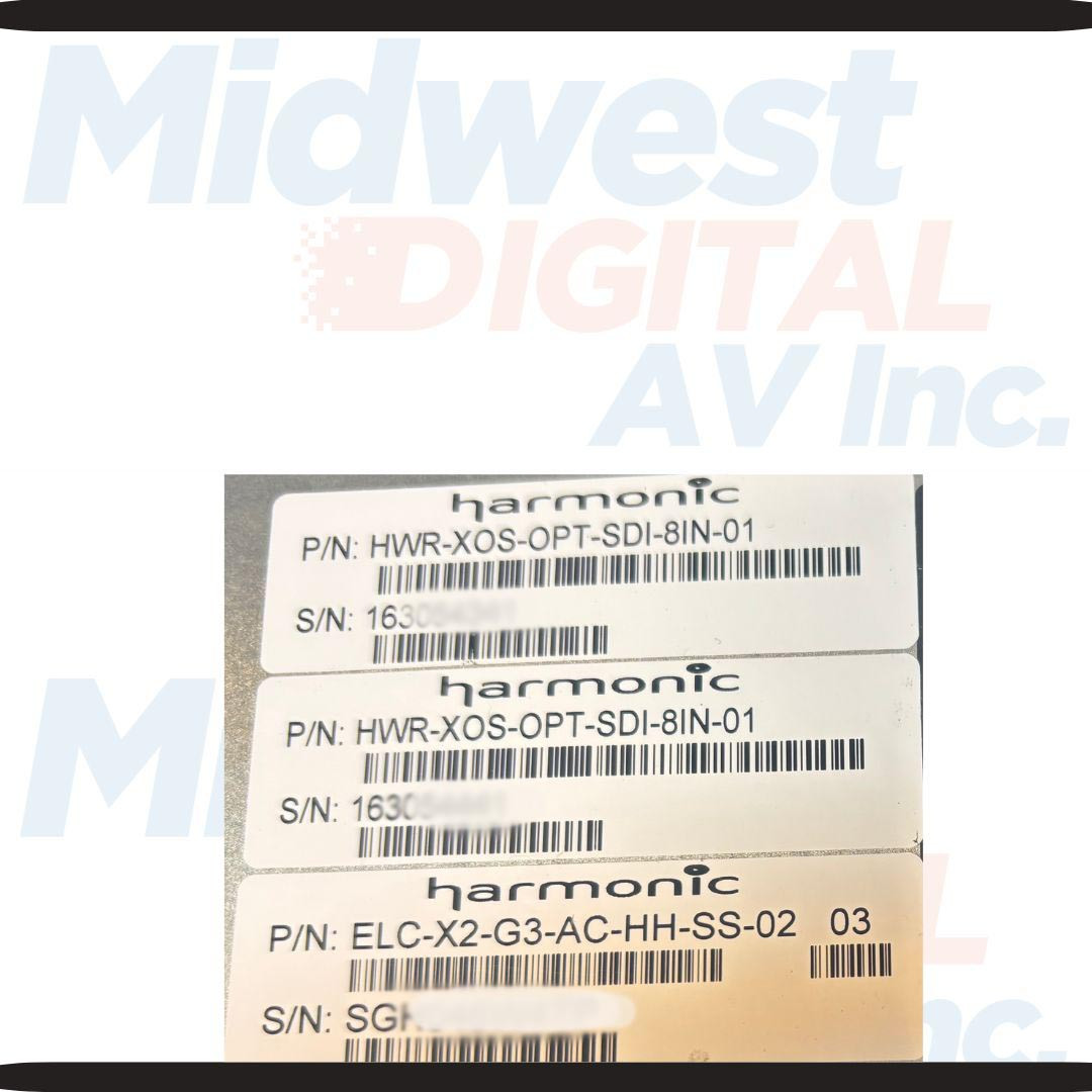 Harmonic Electra ELC-X2-G3 AC-HH Server licenses