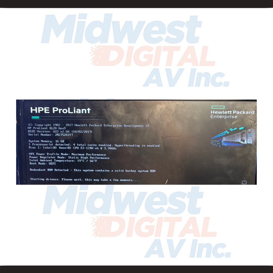 HP HPE Proliant DL20 Gen 9 Xeon E3-1240, RAM