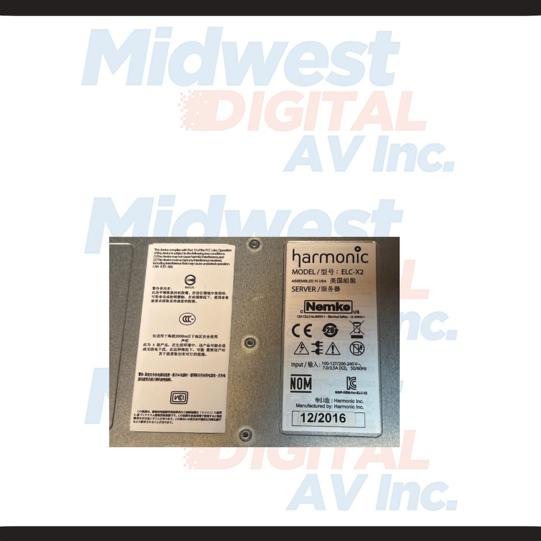 Harmonic Electra X2 Server