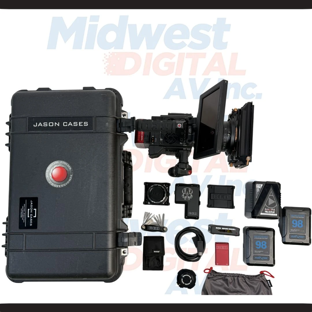 RED DSMC2 HELIUM 8K S35 Cinema Camera Kit with Jason case
