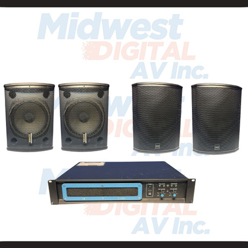 Tannoy Professional Four-Speaker System – (2) VX 12 and (2) i12 Loudspeakers (optional amp)