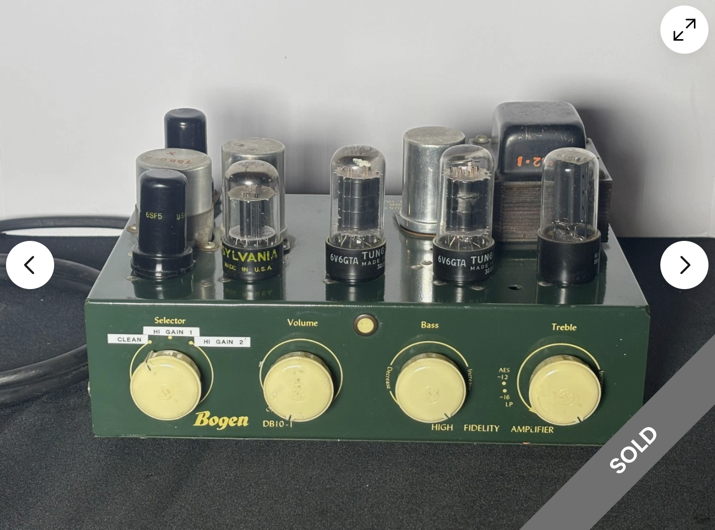 Bogen DB10-1 Vintage Tube Guitar Amplifier