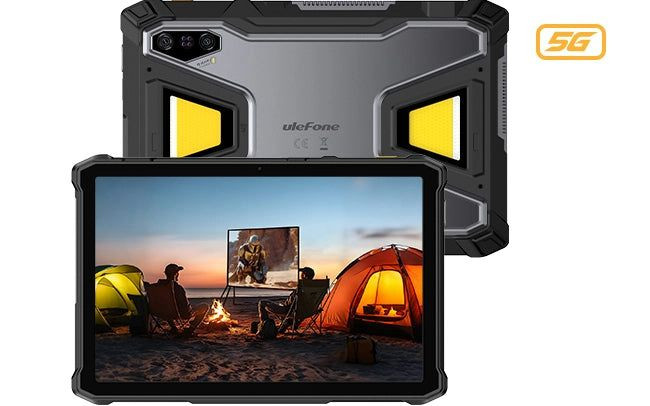Ulefone Armor Pad 5 Ultra, Powerful Rugged Tablet with Built-in Projector