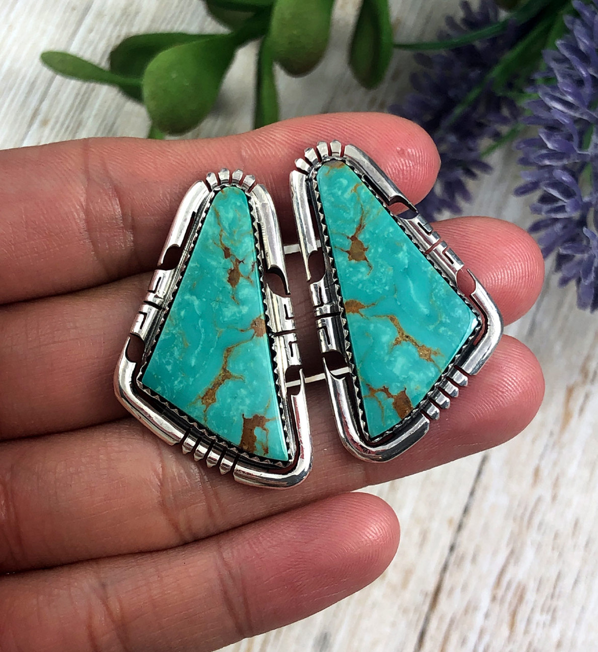 Turquoise Post Earrings
