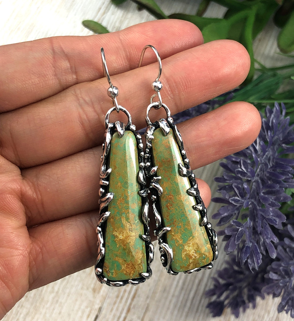 Aggregate more than 192 handmade turquoise earrings latest