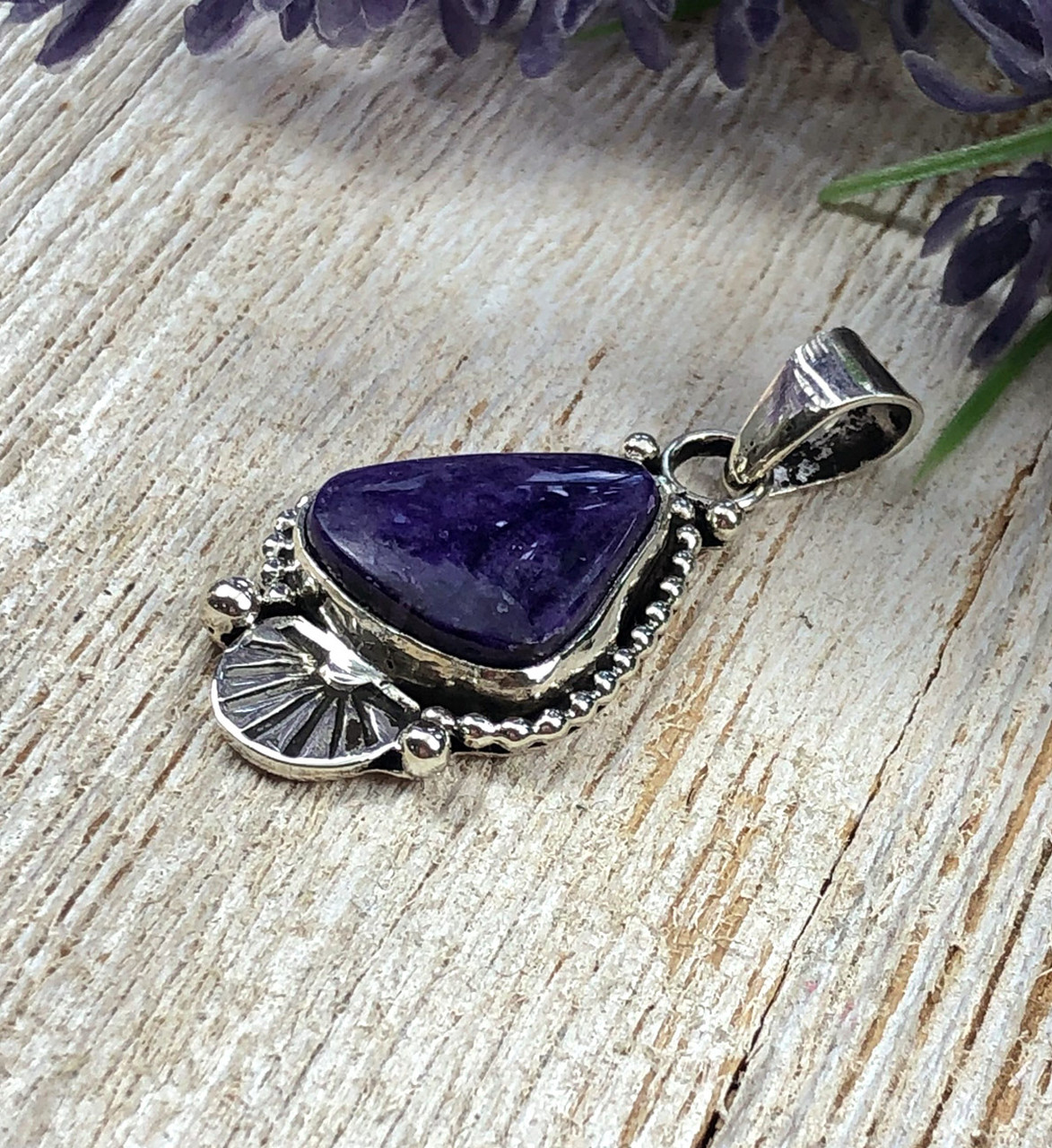 Sugilite Pendant by Dillon Hartman