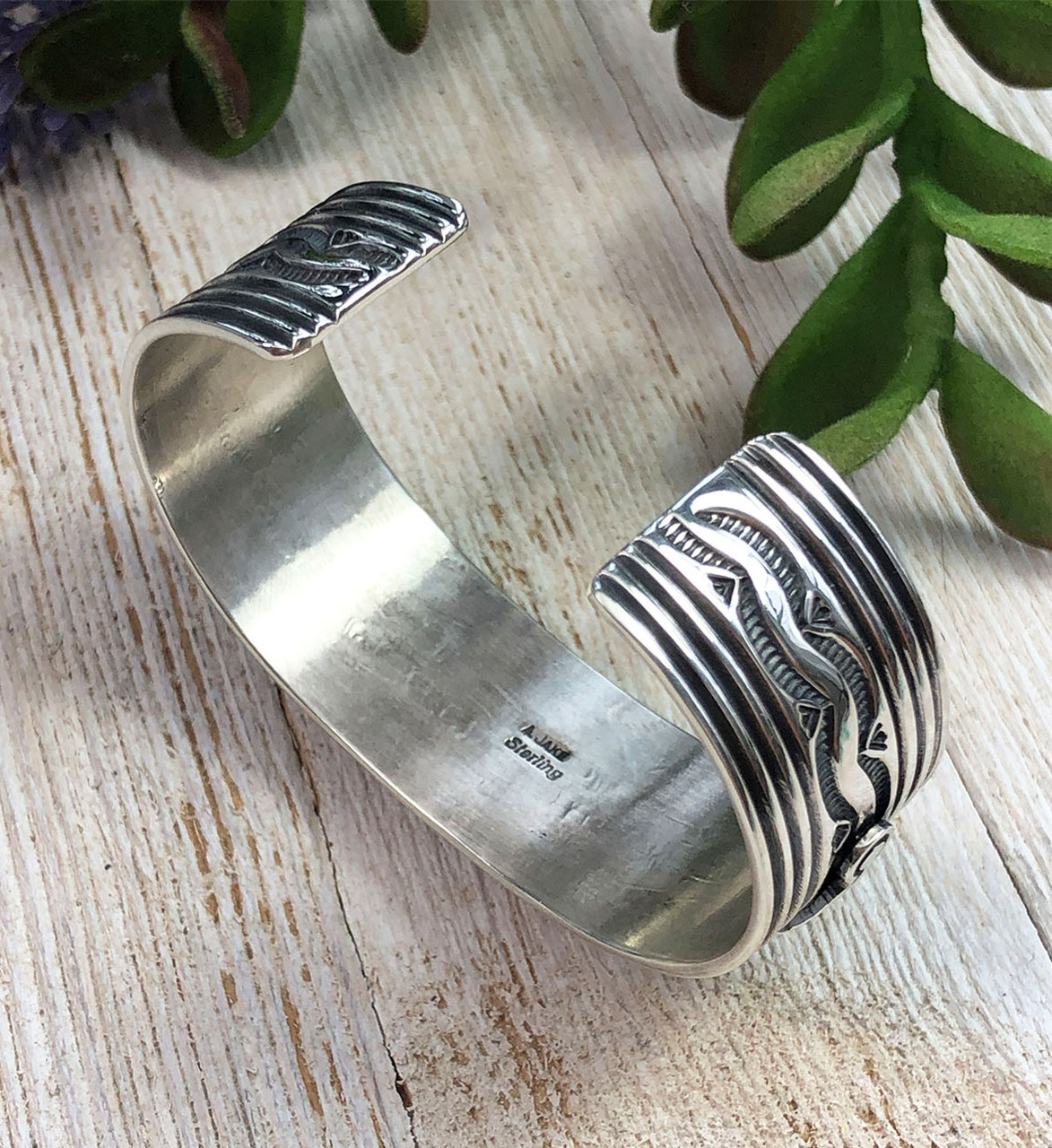 Navajo Handmade King's Manassa Turquoise Cuff Bracelet