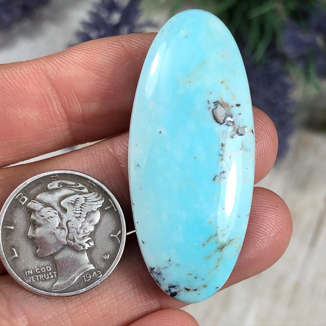 Hi-Grade Lone Mountain Turquoise カボション Hi-Grade Lone Mountain Turquoise カボション
