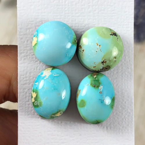Sonoran Gold Turquoise Cabochon Earrings set