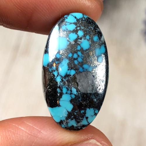 Natural Ithaca Peak Turquoise Cabochon 