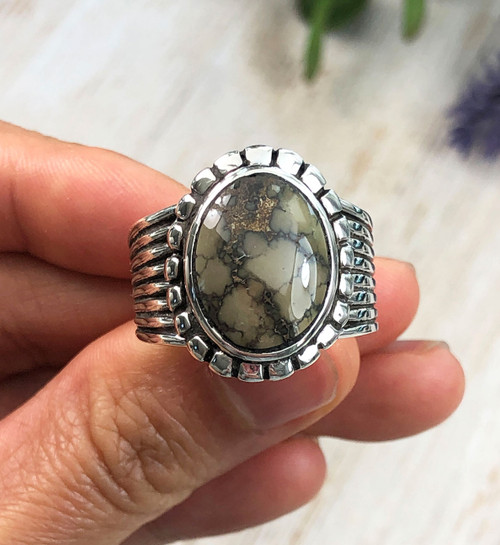 Damele Variscite Ring Size 11