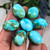 99.20 Cts. Sonoran Gold Turquoise Cabochon Cluster Set 