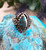 Leafy Smoky Bisbee Turquoise Ring Leafy Smoky Bisbee Turquoise Ring