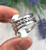 Handmade Sterling Silver ring with American Turquoise by Dillon Hartman