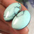 28.7 CTs. Natural Angle Wing Vsriscite Cabochon Pair 