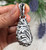 Lost Wax Style Oreo Blizzard White Buffalo Pendant