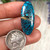 SOLD - 21.60. CTs. Cloud Mountain Turquoise Cabochon 