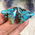 34.35 CTs. Hubei Turquoise Cabochon pair 