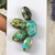 28.75 carats Sonoran Gold Turquoise Cabochon set