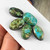 28.75 carats Sonoran Gold Turquoise Cabochon set