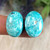 27.8 CTs. Natural Campitos Turquoise Cabochon Pair 