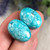 27.8 CTs. Natural Campitos Turquoise Cabochon Pair 