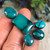 27.25 CTs. Hubei Turquoise Cabochon Set