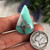 16.75 carats Natural Desert Bloom Variscite Cabochon 