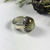 Tortoise Variscite Silver Ring Size 7