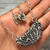 Lost Wax Silver Pendant Necklace