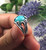 Amazonite Ring for Women Size 3.5