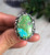 Oval Sonoran Gold Turquoise Ring Size 7.5