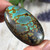 SOLD - Oval Hubei Turquoise Cabochon 