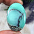 SOLD - Large Oval Desert Bloom Variscite cabochon 