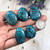 Free form Hubei Turquoise Cabochon 