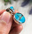 Turquoise and gemstone inlay pendant