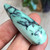 Teardrop Angel Wing Variscite cabochon 